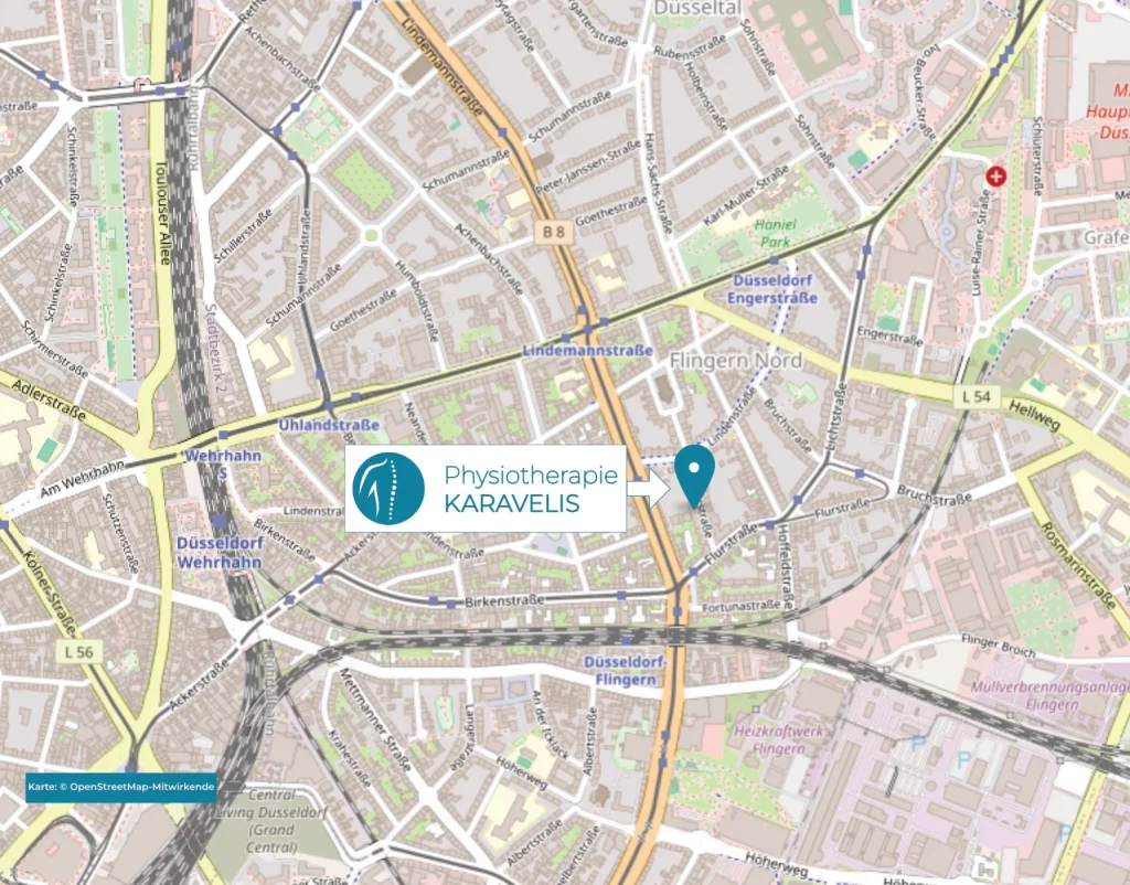 Karavelis Flingern Physiotherapie Route